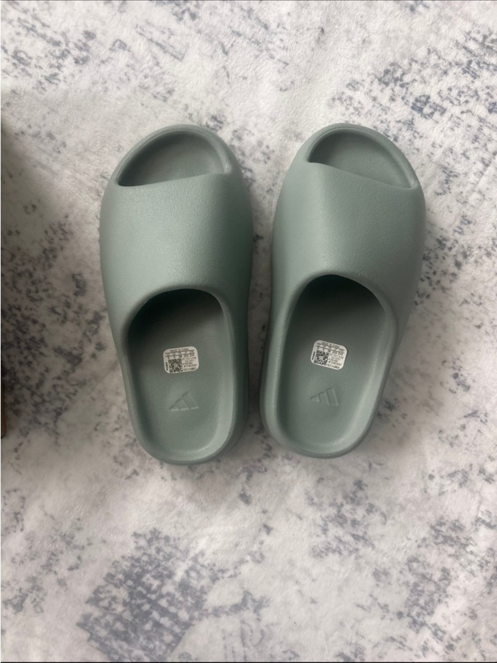 Yeezy Slide Sandals in Sage Green